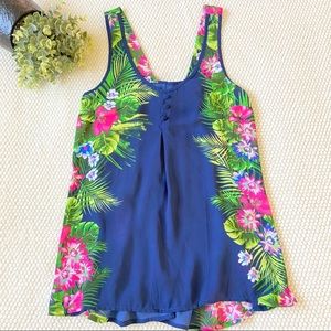 Candies Hawaiian print tank
